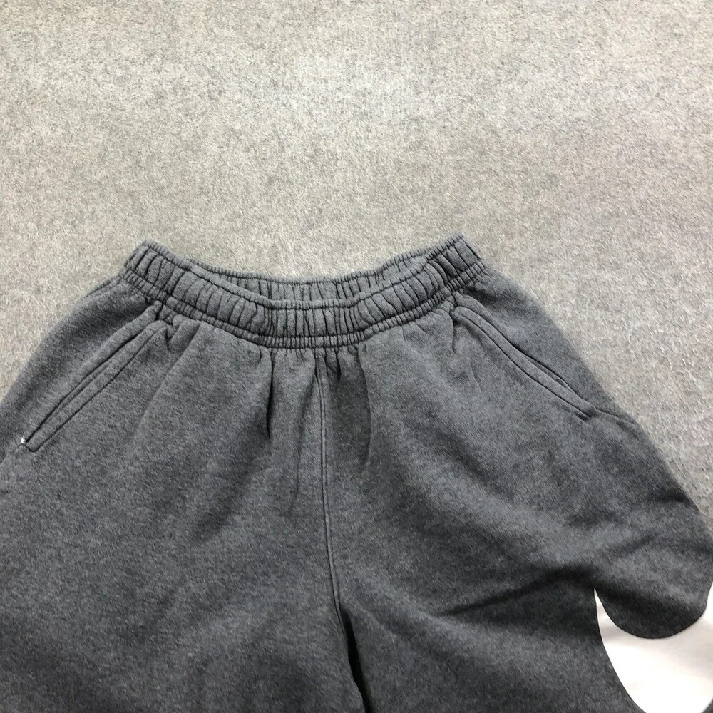 Nike Shorts Mens Small Gray Fleece Sweat 9 Inch Athletic Gym Pockets Casual